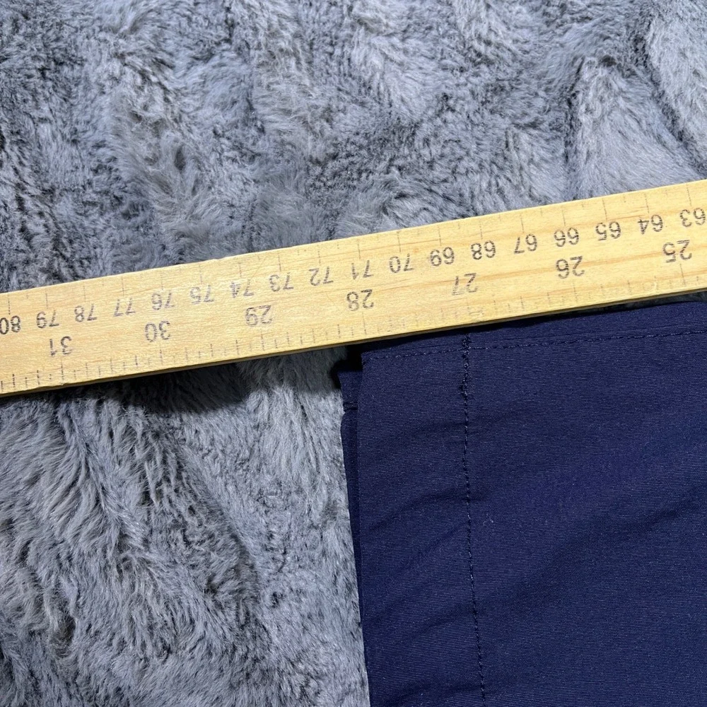Eddie Bauer Mens Tech‎ Pant 32x28 Navy Blue Nylon Spandex Stretch Hiking 1423671